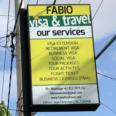 The profile picture for Fabio Visa Extension Bali