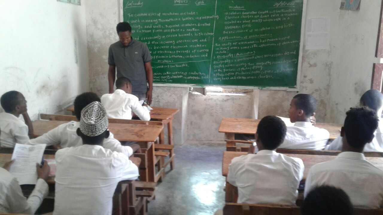 Students in classrom