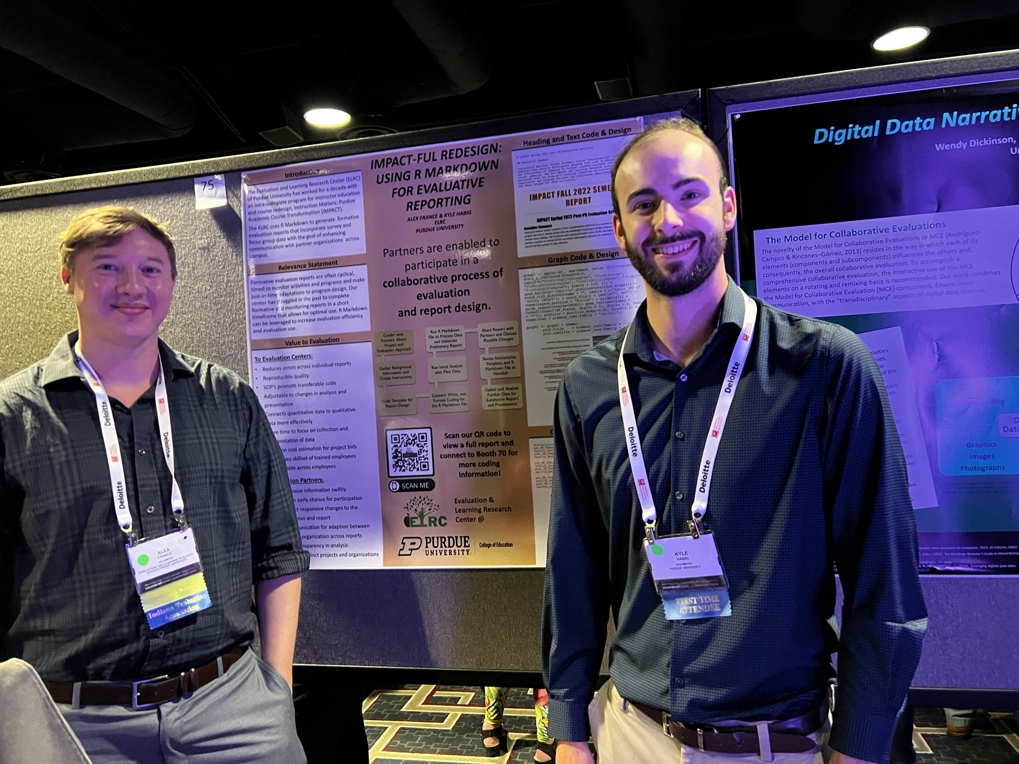 Picture of Alex France and Kyle Habig at AEA